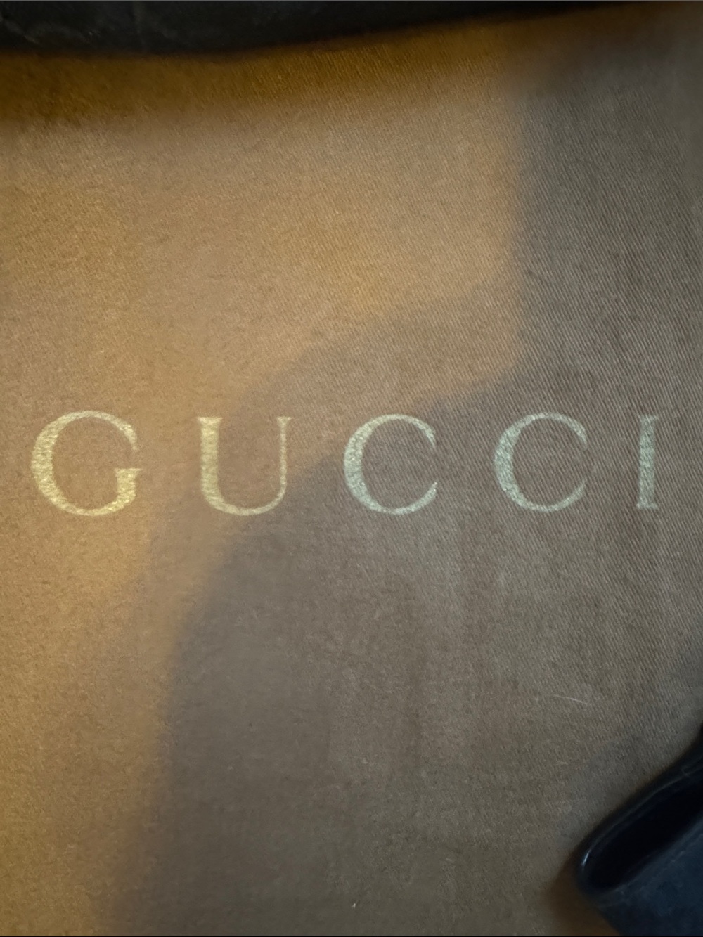 Gucci Black Leather and Canvas Tote with wallet, Gold Hardware and dusty!!!! - Picture 2 of 14